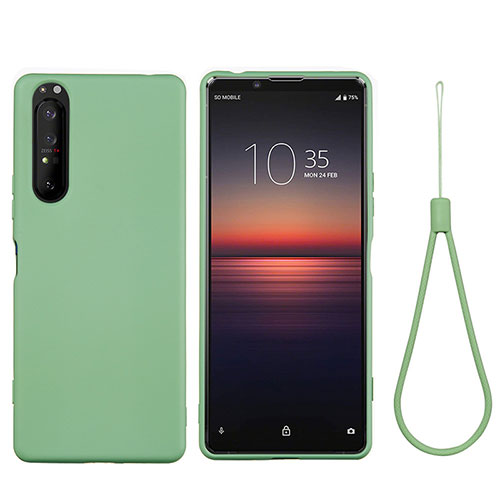 Ultra-thin Silicone Gel Soft Case 360 Degrees Cover S01 for Sony Xperia 1 IV Green