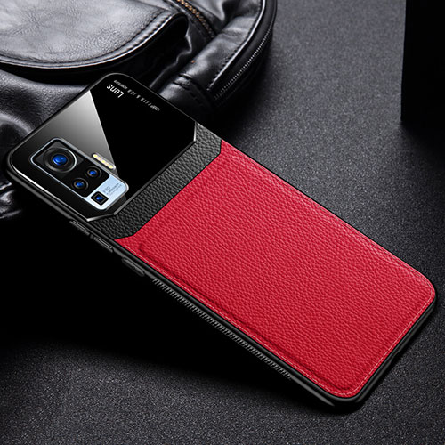 Ultra-thin Silicone Gel Soft Case 360 Degrees Cover S01 for Vivo X51 5G Red