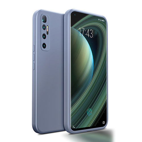 Ultra-thin Silicone Gel Soft Case 360 Degrees Cover S01 for Xiaomi Mi 10 Ultra Lavender Gray