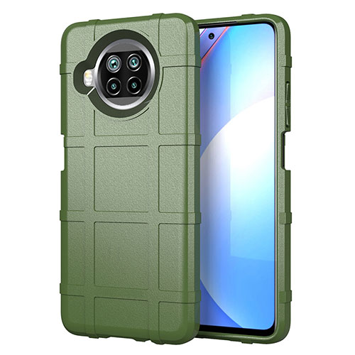 Ultra-thin Silicone Gel Soft Case 360 Degrees Cover S01 for Xiaomi Mi 10i 5G Army green