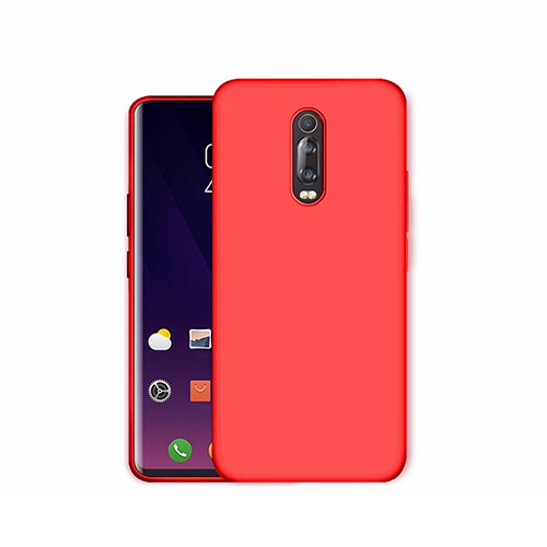 Ultra-thin Silicone Gel Soft Case 360 Degrees Cover S01 for Xiaomi Mi 9T Red
