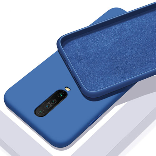 Ultra-thin Silicone Gel Soft Case 360 Degrees Cover S01 for Xiaomi Poco X2 Blue