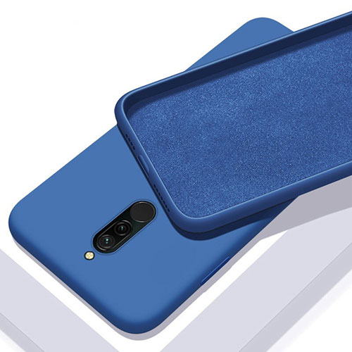 Ultra-thin Silicone Gel Soft Case 360 Degrees Cover S01 for Xiaomi Redmi 8 Blue