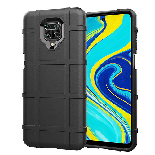 Ultra-thin Silicone Gel Soft Case 360 Degrees Cover S01 for Xiaomi Redmi Note 9 Pro Black