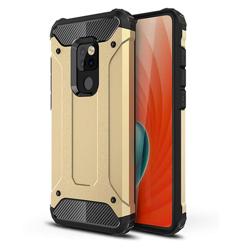 Ultra-thin Silicone Gel Soft Case 360 Degrees Cover S02 for Huawei Mate 20 Gold