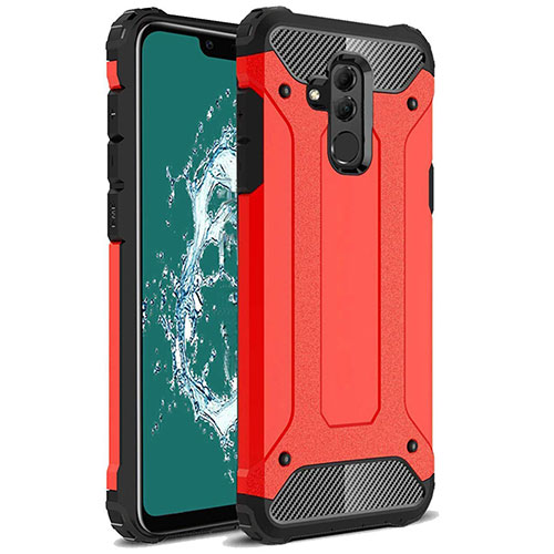 Ultra-thin Silicone Gel Soft Case 360 Degrees Cover S02 for Huawei Mate 20 Lite Red