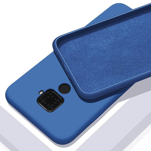 Ultra-thin Silicone Gel Soft Case 360 Degrees Cover S02 for Huawei Mate 30 Lite Blue