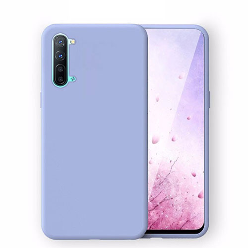 Ultra-thin Silicone Gel Soft Case 360 Degrees Cover S02 for Oppo Find X2 Lite Sky Blue