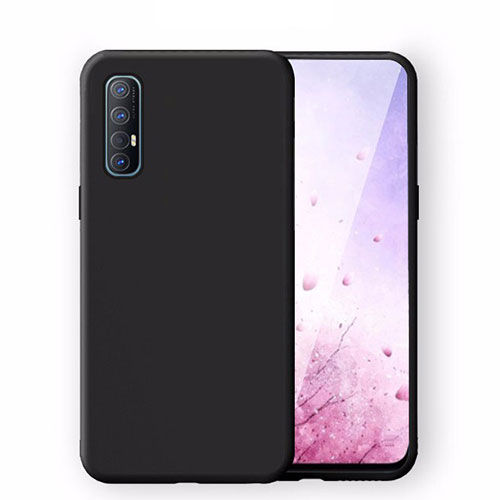 Ultra-thin Silicone Gel Soft Case 360 Degrees Cover S02 for Oppo Find X2 Neo Black