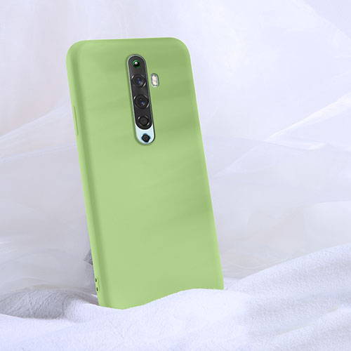 Ultra-thin Silicone Gel Soft Case 360 Degrees Cover S02 for Oppo Reno2 Z Green