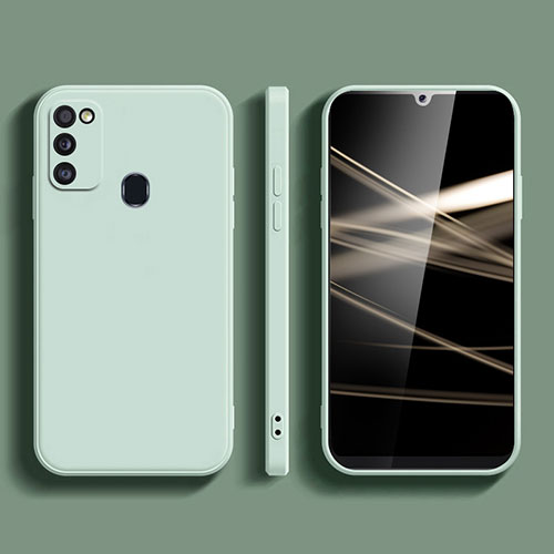Ultra-thin Silicone Gel Soft Case 360 Degrees Cover S02 for Samsung Galaxy M30s Matcha Green