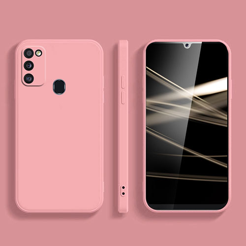 Ultra-thin Silicone Gel Soft Case 360 Degrees Cover S02 for Samsung Galaxy M30s Pink