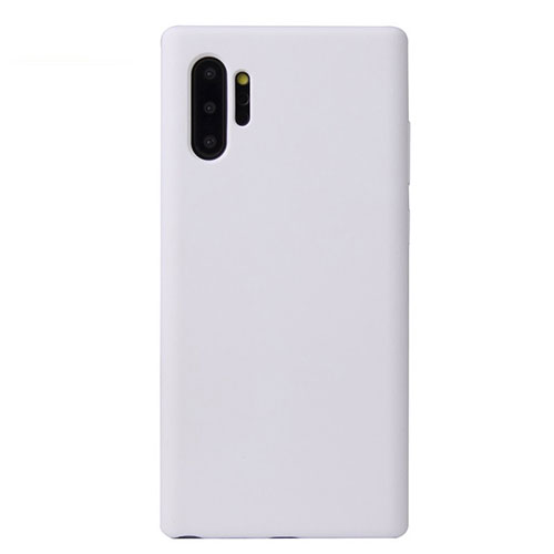 Ultra-thin Silicone Gel Soft Case 360 Degrees Cover S02 for Samsung Galaxy Note 10 Plus 5G White