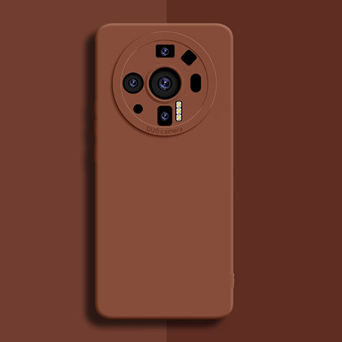 Ultra-thin Silicone Gel Soft Case 360 Degrees Cover S02 for Xiaomi Mi 12 Ultra 5G Brown