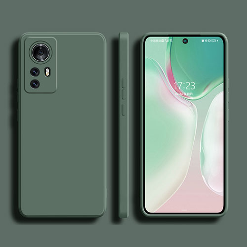 Ultra-thin Silicone Gel Soft Case 360 Degrees Cover S02 for Xiaomi Mi 12S 5G Green