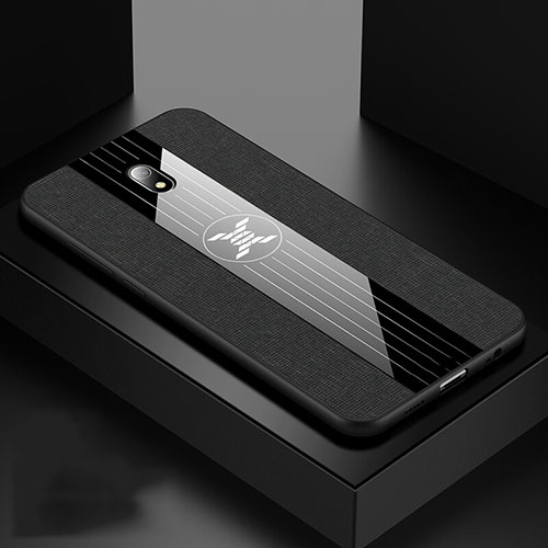 Ultra-thin Silicone Gel Soft Case 360 Degrees Cover S02 for Xiaomi Redmi 8A Black