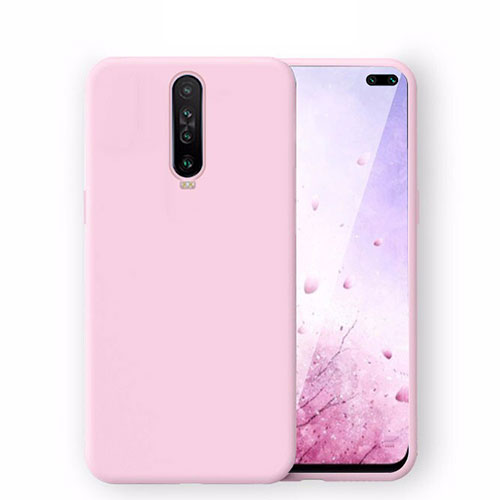Ultra-thin Silicone Gel Soft Case 360 Degrees Cover S02 for Xiaomi Redmi K30 5G Pink