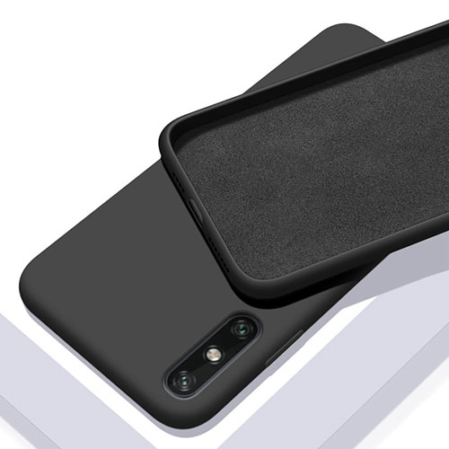 Ultra-thin Silicone Gel Soft Case 360 Degrees Cover S03 for Huawei Enjoy 10e Black