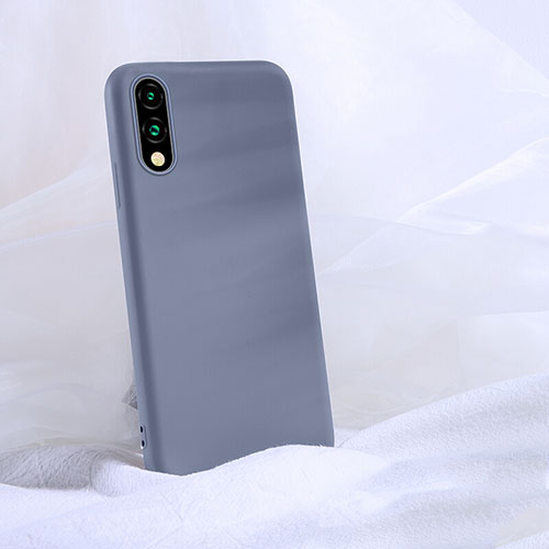 Ultra-thin Silicone Gel Soft Case 360 Degrees Cover S03 for Huawei Honor 9X Gray
