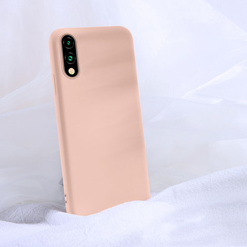 Ultra-thin Silicone Gel Soft Case 360 Degrees Cover S03 for Huawei Honor 9X Pink