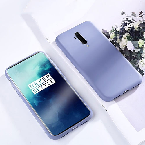 Ultra-thin Silicone Gel Soft Case 360 Degrees Cover S03 for OnePlus 7T Pro Sky Blue