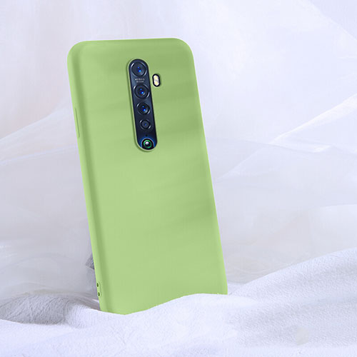Ultra-thin Silicone Gel Soft Case 360 Degrees Cover S03 for Oppo Reno2 Green