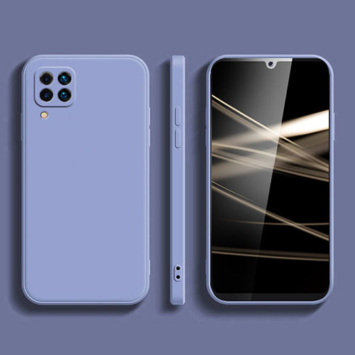 Ultra-thin Silicone Gel Soft Case 360 Degrees Cover S03 for Samsung Galaxy A42 5G Lavender Gray