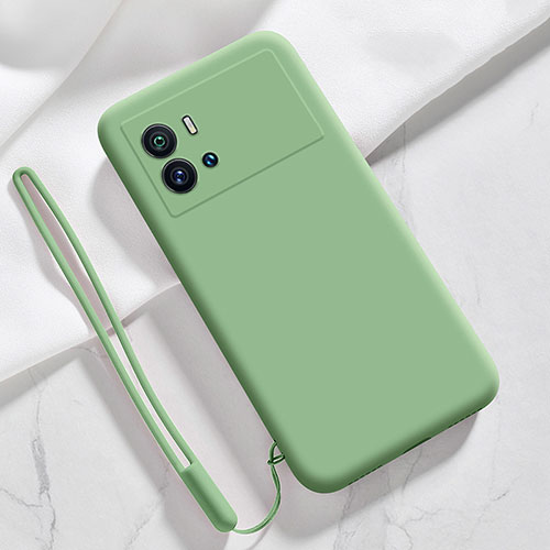 Ultra-thin Silicone Gel Soft Case 360 Degrees Cover S03 for Vivo iQOO 9 5G Green