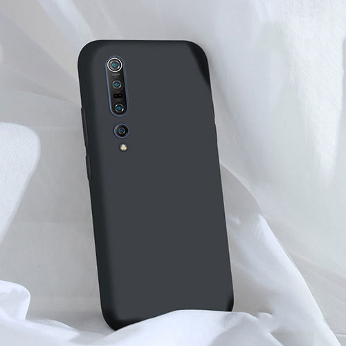 Ultra-thin Silicone Gel Soft Case 360 Degrees Cover S03 for Xiaomi Mi 10 Pro Black