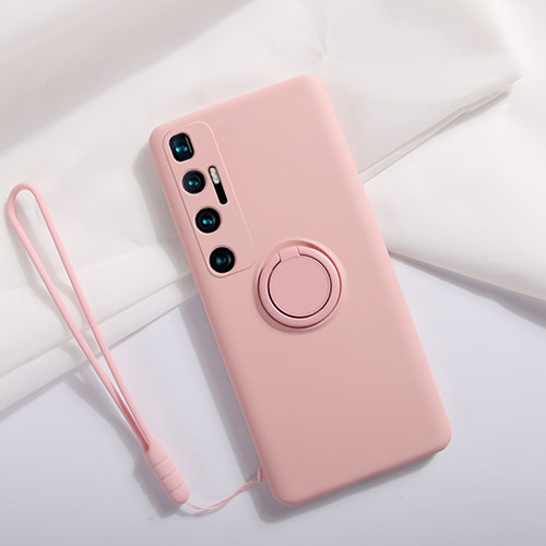 Ultra-thin Silicone Gel Soft Case 360 Degrees Cover S03 for Xiaomi Mi 10 Ultra Pink
