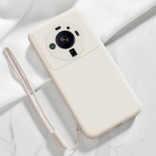 Ultra-thin Silicone Gel Soft Case 360 Degrees Cover S03 for Xiaomi Mi 12 Ultra 5G White