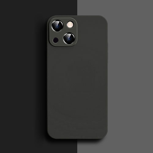 Ultra-thin Silicone Gel Soft Case 360 Degrees Cover S04 for Apple iPhone 13 Black