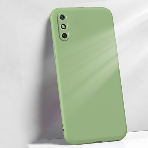 Ultra-thin Silicone Gel Soft Case 360 Degrees Cover S04 for Huawei Enjoy 10e Cyan
