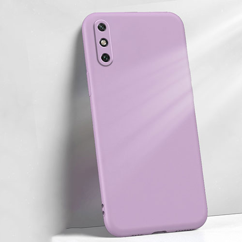 Ultra-thin Silicone Gel Soft Case 360 Degrees Cover S04 for Huawei Enjoy 10e Purple