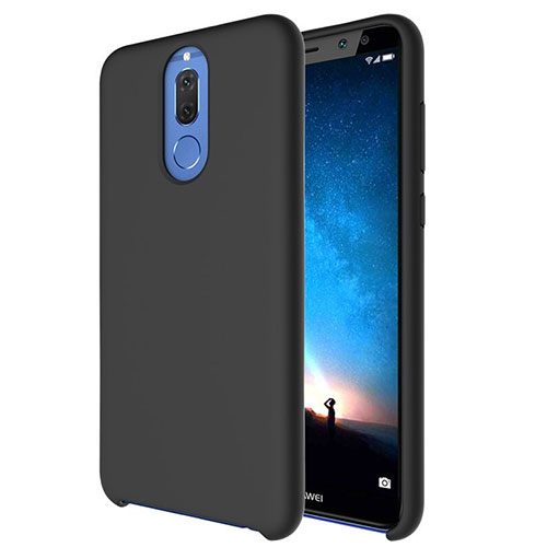 Ultra-thin Silicone Gel Soft Case 360 Degrees Cover S04 for Huawei Mate 10 Lite Black