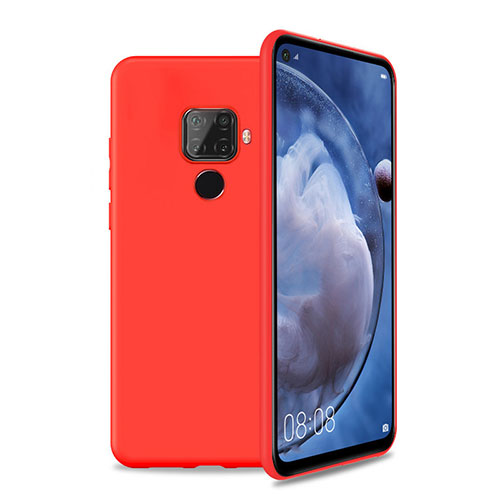 Ultra-thin Silicone Gel Soft Case 360 Degrees Cover S04 for Huawei Mate 30 Lite Red