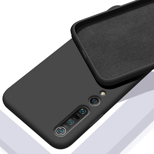 Ultra-thin Silicone Gel Soft Case 360 Degrees Cover S04 for Xiaomi Mi 10 Pro Black