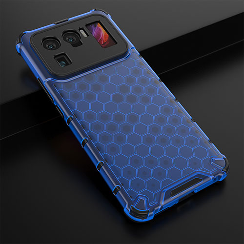 Ultra-thin Silicone Gel Soft Case 360 Degrees Cover S04 for Xiaomi Mi 11 Ultra 5G Blue