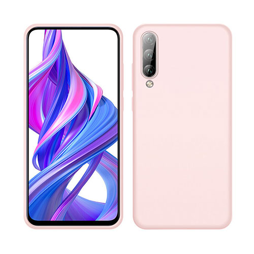 Ultra-thin Silicone Gel Soft Case 360 Degrees Cover S05 for Huawei Honor 9X Pro Pink