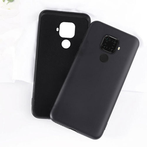 Ultra-thin Silicone Gel Soft Case 360 Degrees Cover S05 for Huawei Mate 30 Lite Black