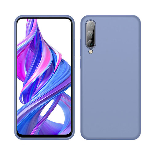 Ultra-thin Silicone Gel Soft Case 360 Degrees Cover S05 for Huawei Y9s Sky Blue