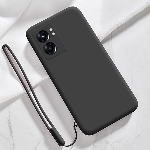 Ultra-thin Silicone Gel Soft Case 360 Degrees Cover S05 for OnePlus Nord N300 5G Black