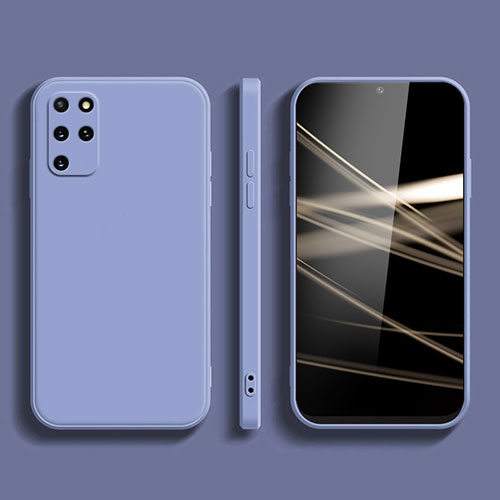 Ultra-thin Silicone Gel Soft Case 360 Degrees Cover S05 for Samsung Galaxy S20 Plus 5G Lavender Gray