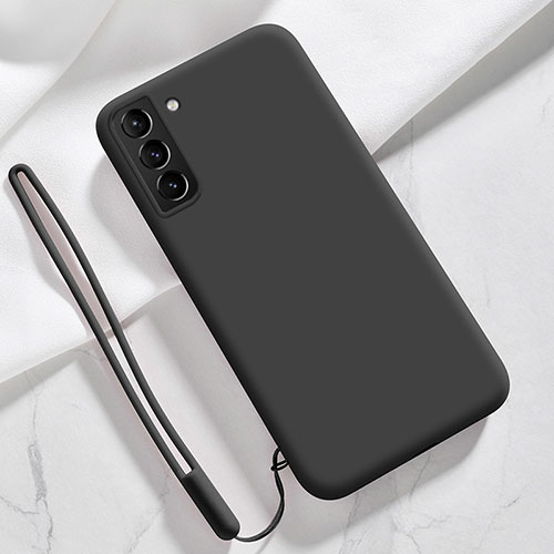 Ultra-thin Silicone Gel Soft Case 360 Degrees Cover S05 for Samsung Galaxy S21 Plus 5G Black