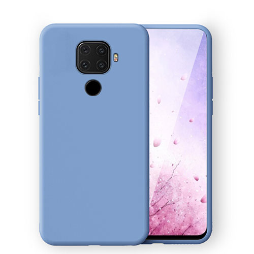Ultra-thin Silicone Gel Soft Case 360 Degrees Cover S06 for Huawei Mate 30 Lite Blue