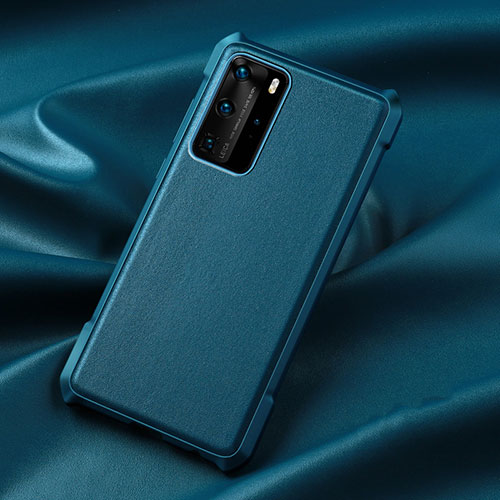 Ultra-thin Silicone Gel Soft Case 360 Degrees Cover S06 for Huawei P40 Pro Blue