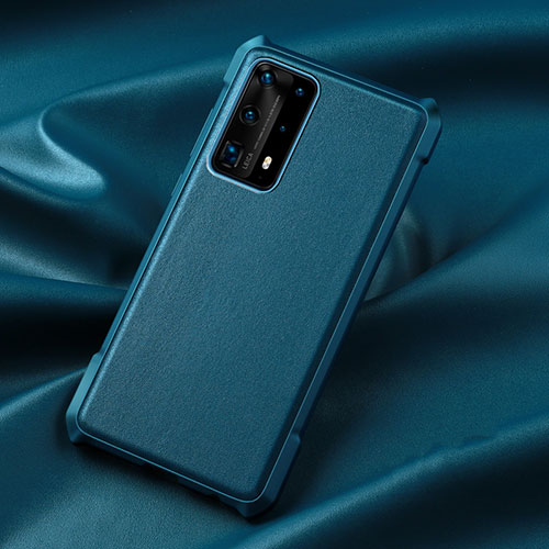Ultra-thin Silicone Gel Soft Case 360 Degrees Cover S06 for Huawei P40 Pro+ Plus Blue