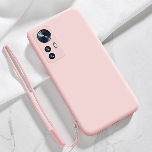 Ultra-thin Silicone Gel Soft Case 360 Degrees Cover S07 for Xiaomi Mi 12S Pro 5G Pink