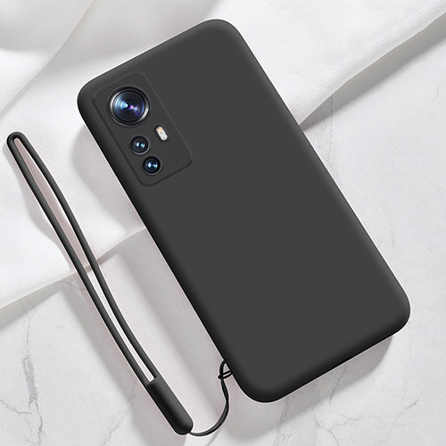 Ultra-thin Silicone Gel Soft Case 360 Degrees Cover S07 for Xiaomi Mi 12X 5G Black