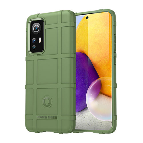 Ultra-thin Silicone Gel Soft Case 360 Degrees Cover S08 for Xiaomi Mi 12 Lite 5G Green